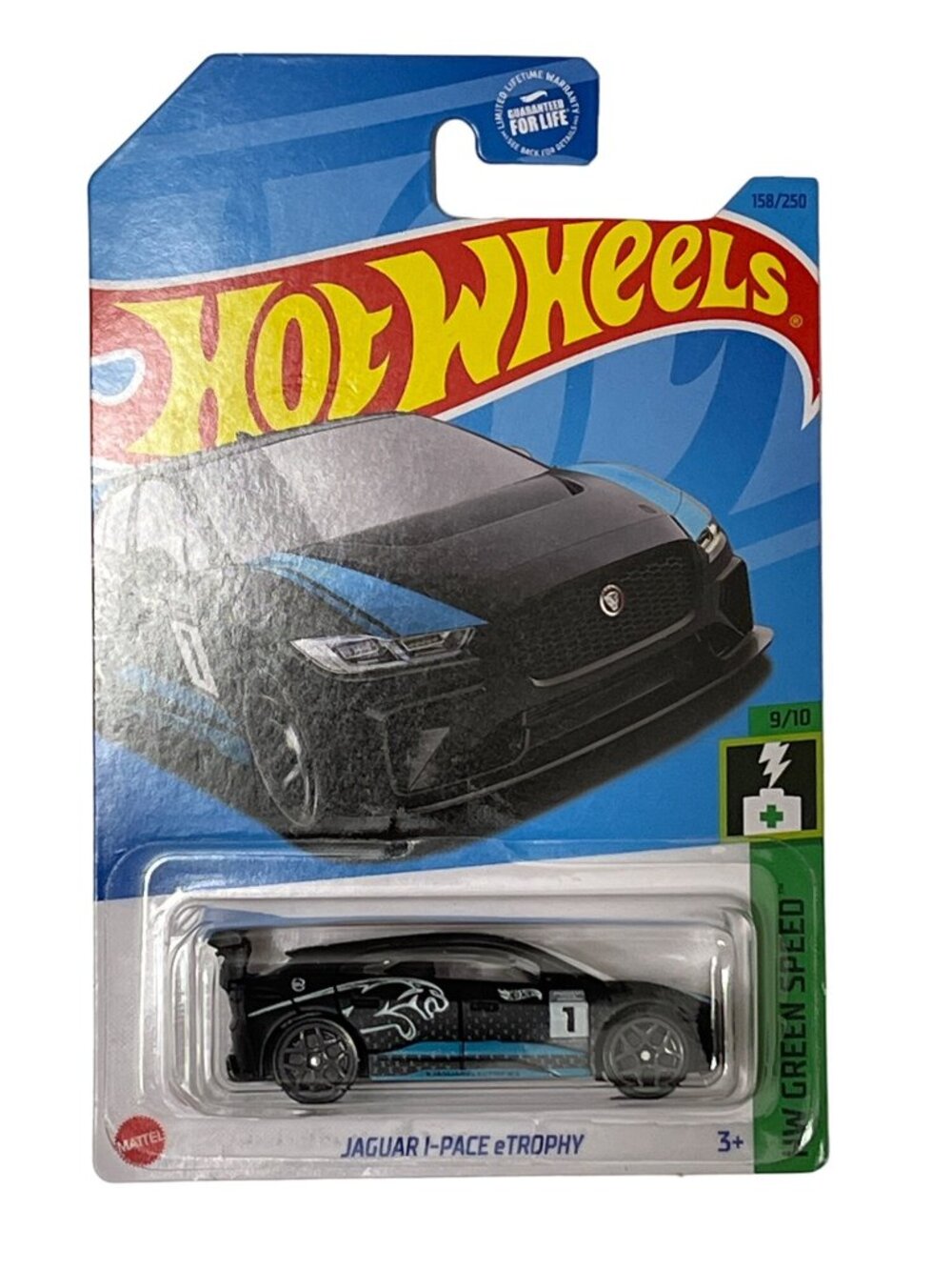 Hot Wheels Jaguar I-Pace eTrophy Black Green Speed 153/250